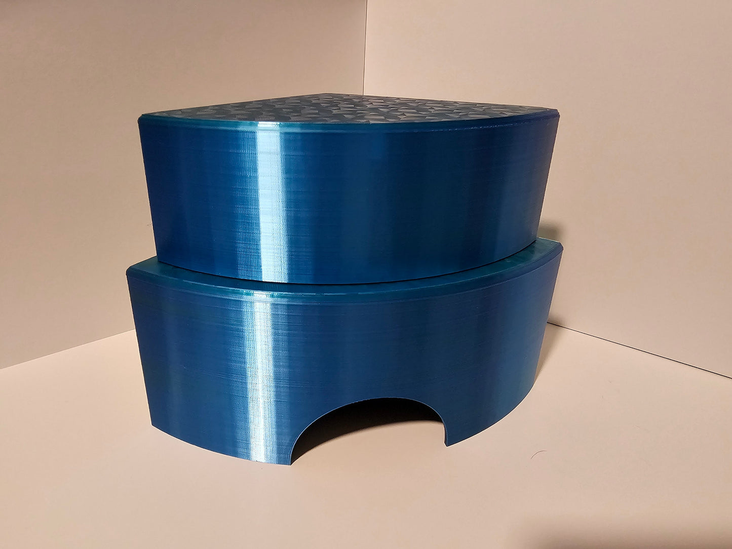 3D Reptile Hide - Corner Bi level suite