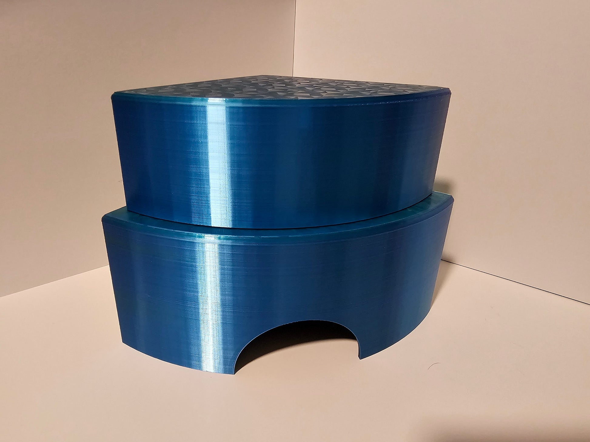 3D Reptile Hide - Corner Bi level suite