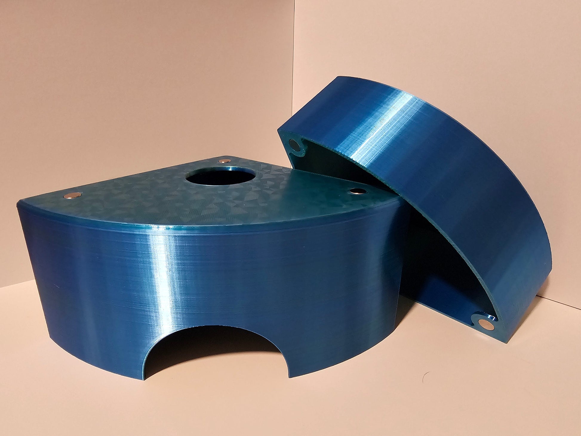 3D Reptile Hide - Corner Bi level suite