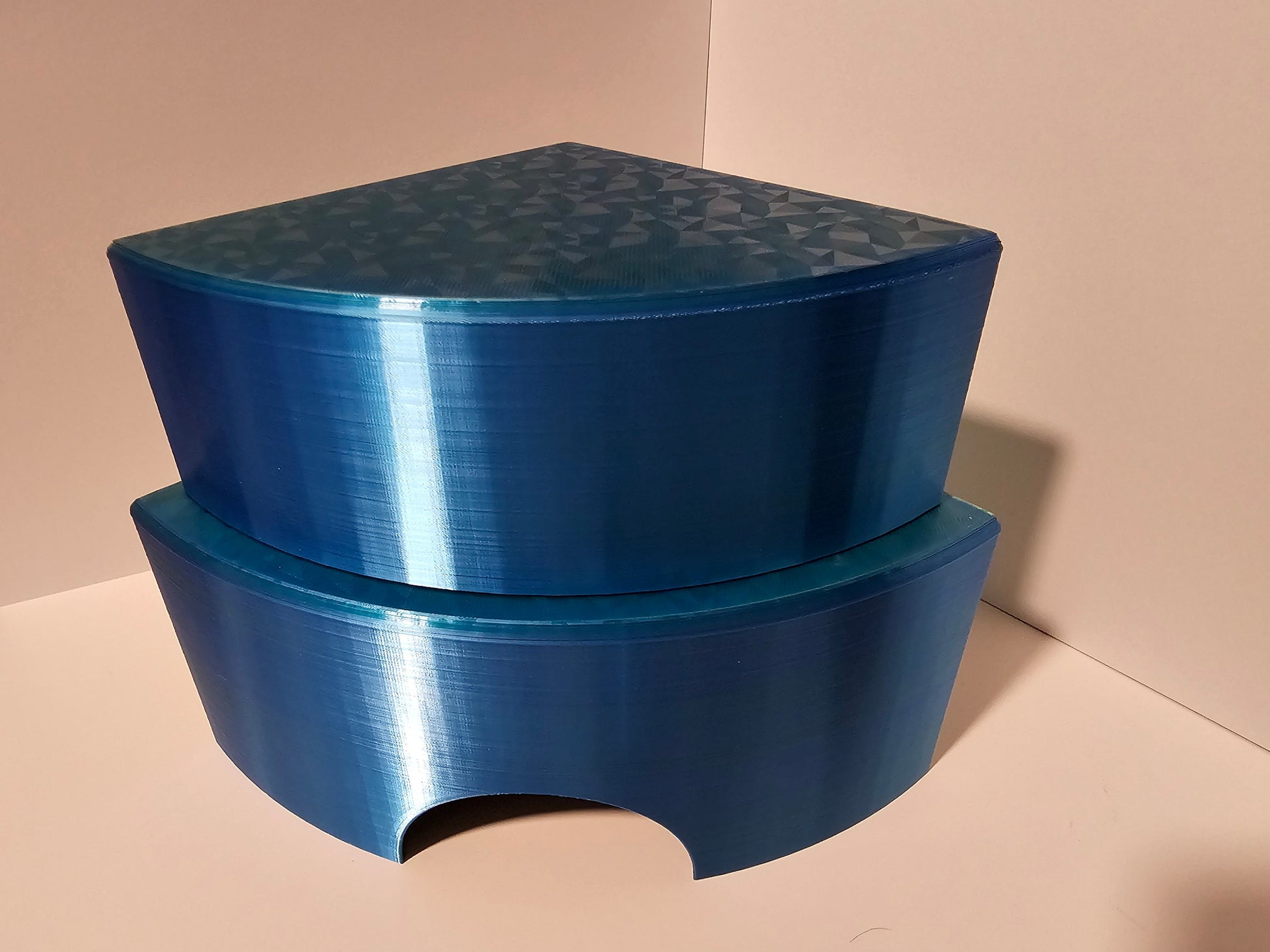 3D Reptile Hide - Corner Bi level suite