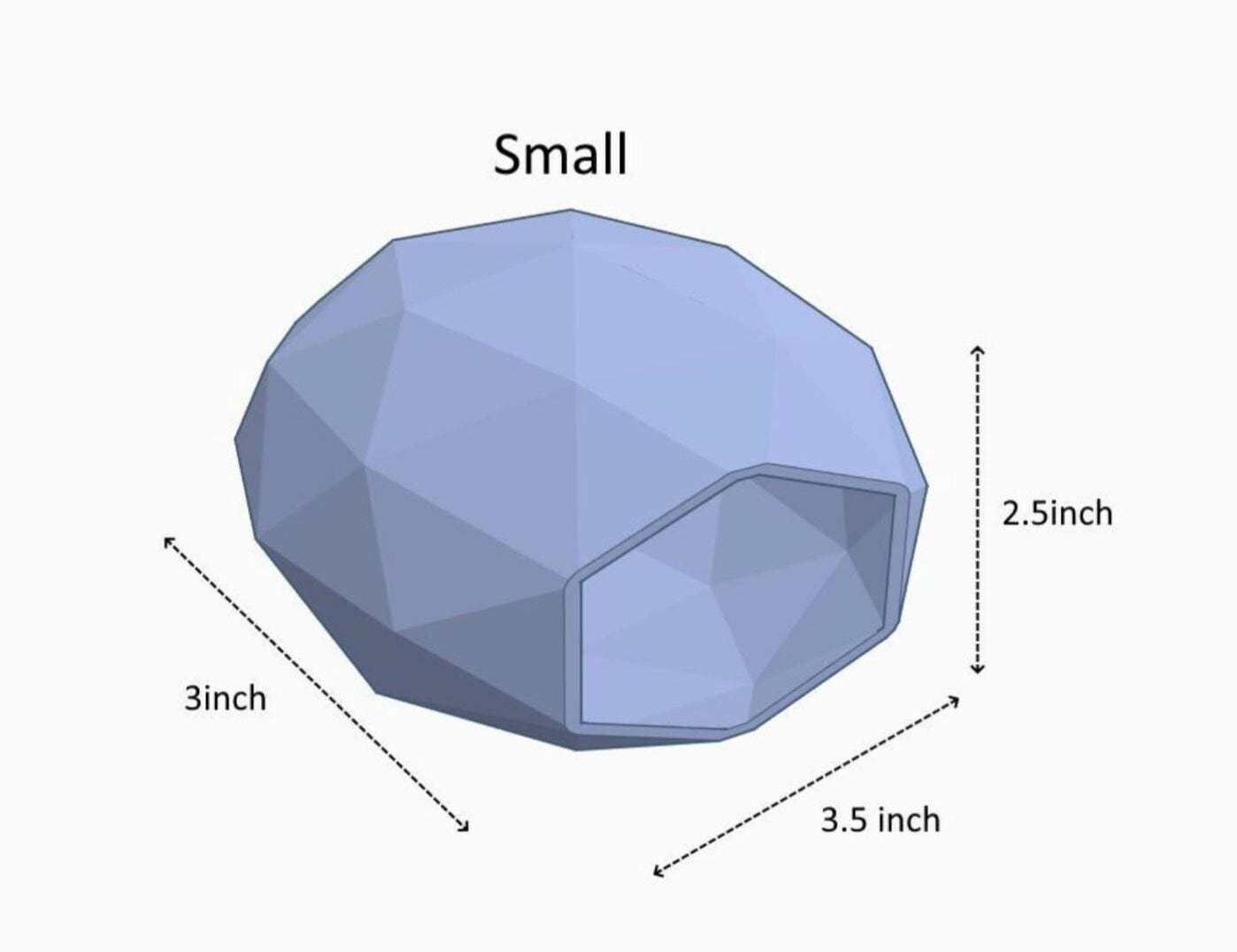 Pixel Dome-3D Printed Reptile Hide