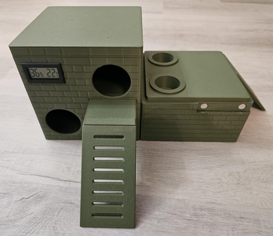 Brickstone Manor - 3D Printed Reptile Hide