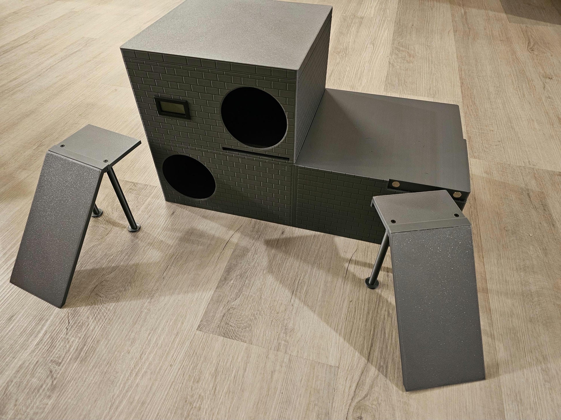 XL custom Brickstone Manor - 3D Printed Reptile Hide