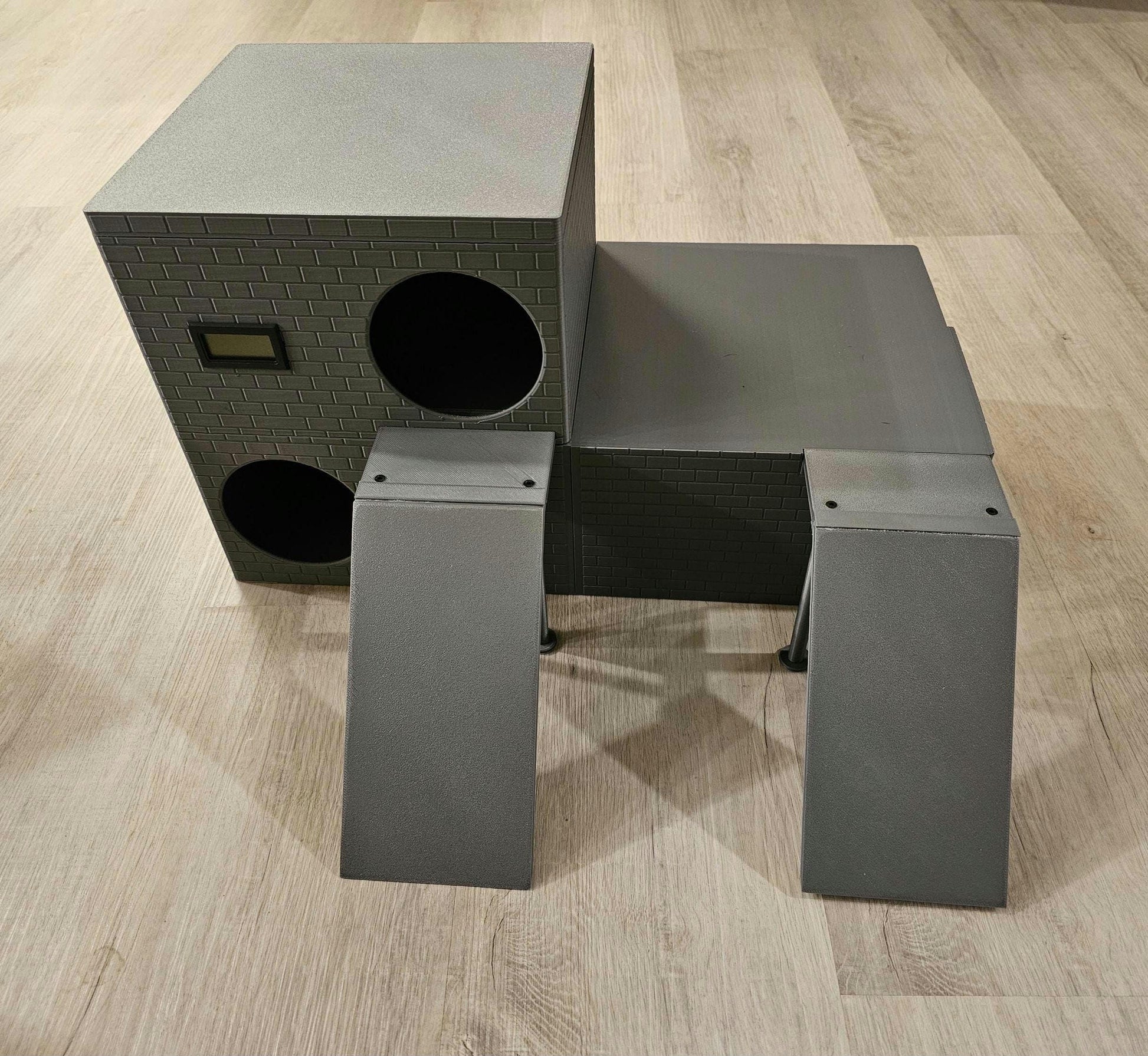 XL custom Brickstone Manor - 3D Printed Reptile Hide