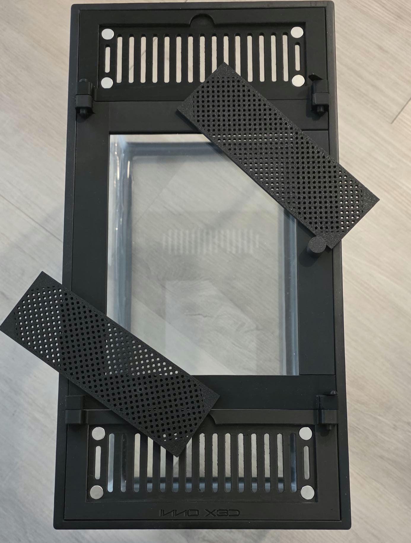 INNOX3D DIY 5.5 Gal tank conversion kit- Removable mesh air vents and plexiglass door.